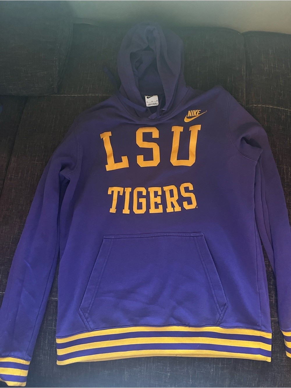 Nike Purple and Gold LSU Tigers Pullover Hoodie-Will ship next day!!❤️